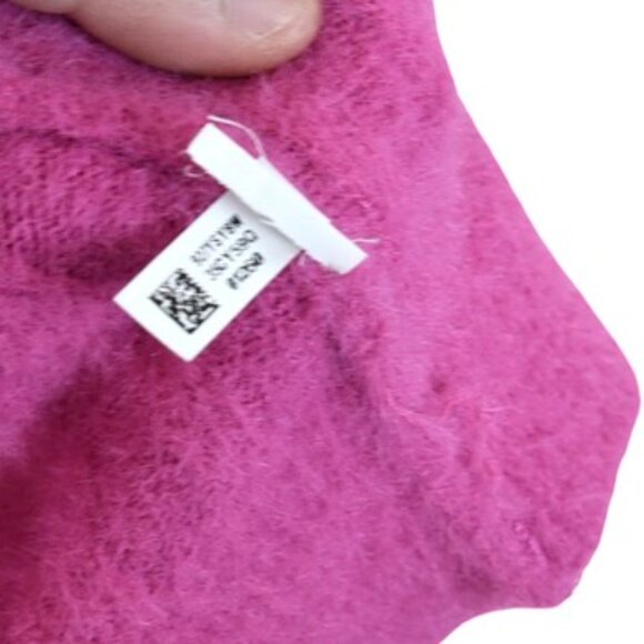 Aerie Oversized Sweater M Pink Super Soft Knit Slouchy Cozy Loungecore Barbiecor - Picture 5 of 8
